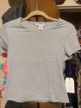 Together Women's Short Sleeve Crewneck Tee - Light Gray Heather